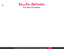 Tablet Screenshot of fincasantarosalia.com